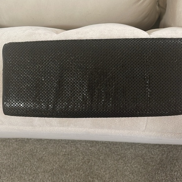 Cache Black Clutch with Red Lip Accent - Picture 5 of 5